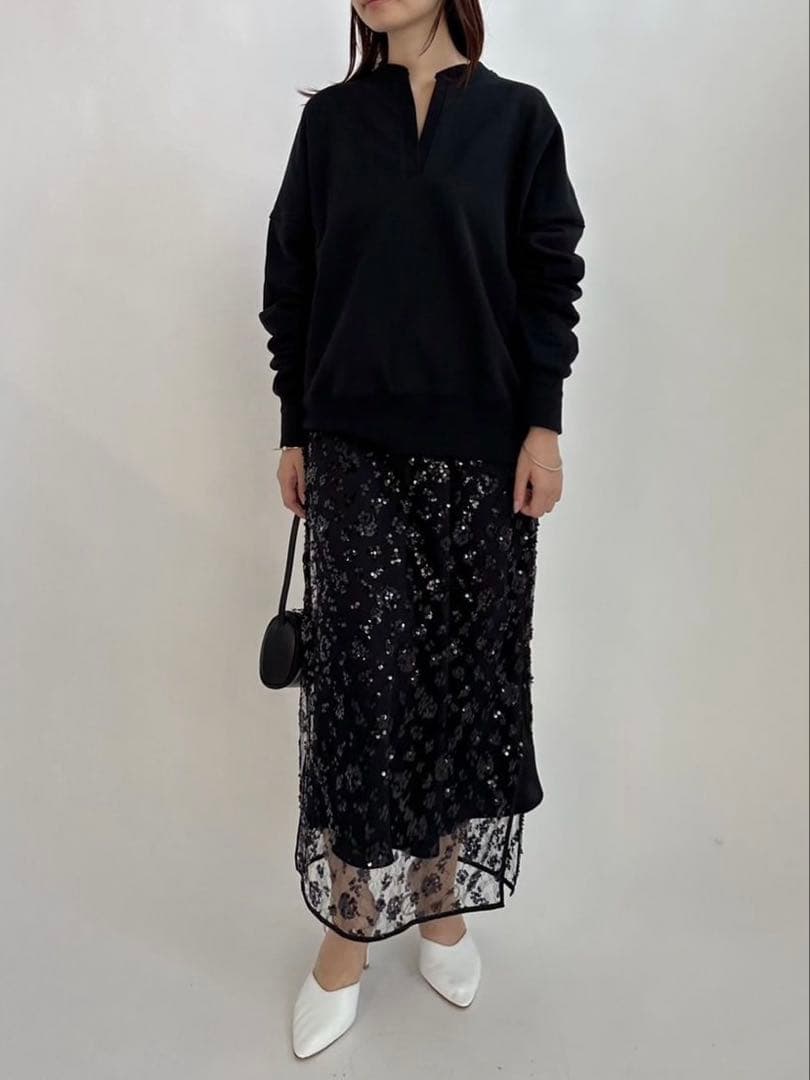 EDIT. FOR LULU別注　Hella ヘラ キーネックスウェット 日本製