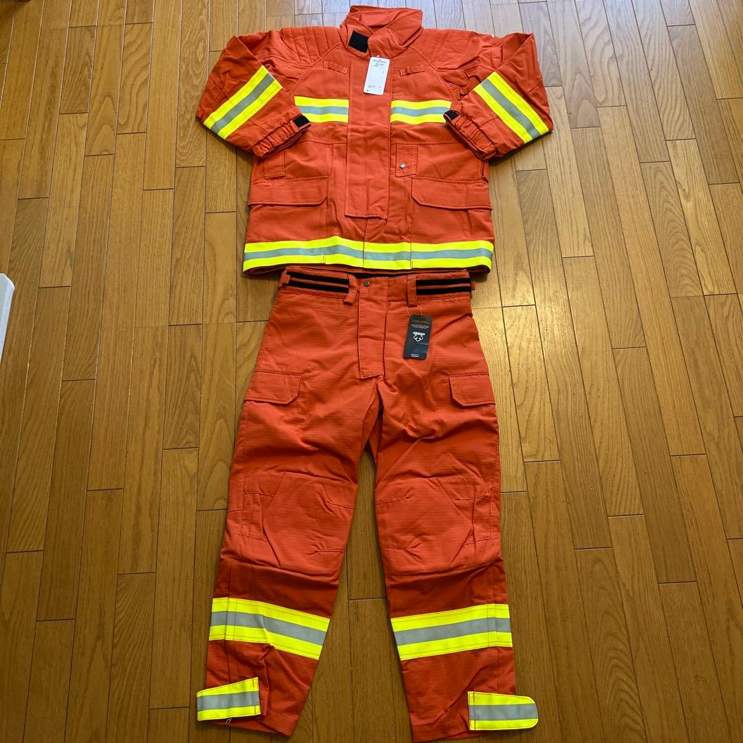 超希少デサント正規品　防火服/上下セット/消防服