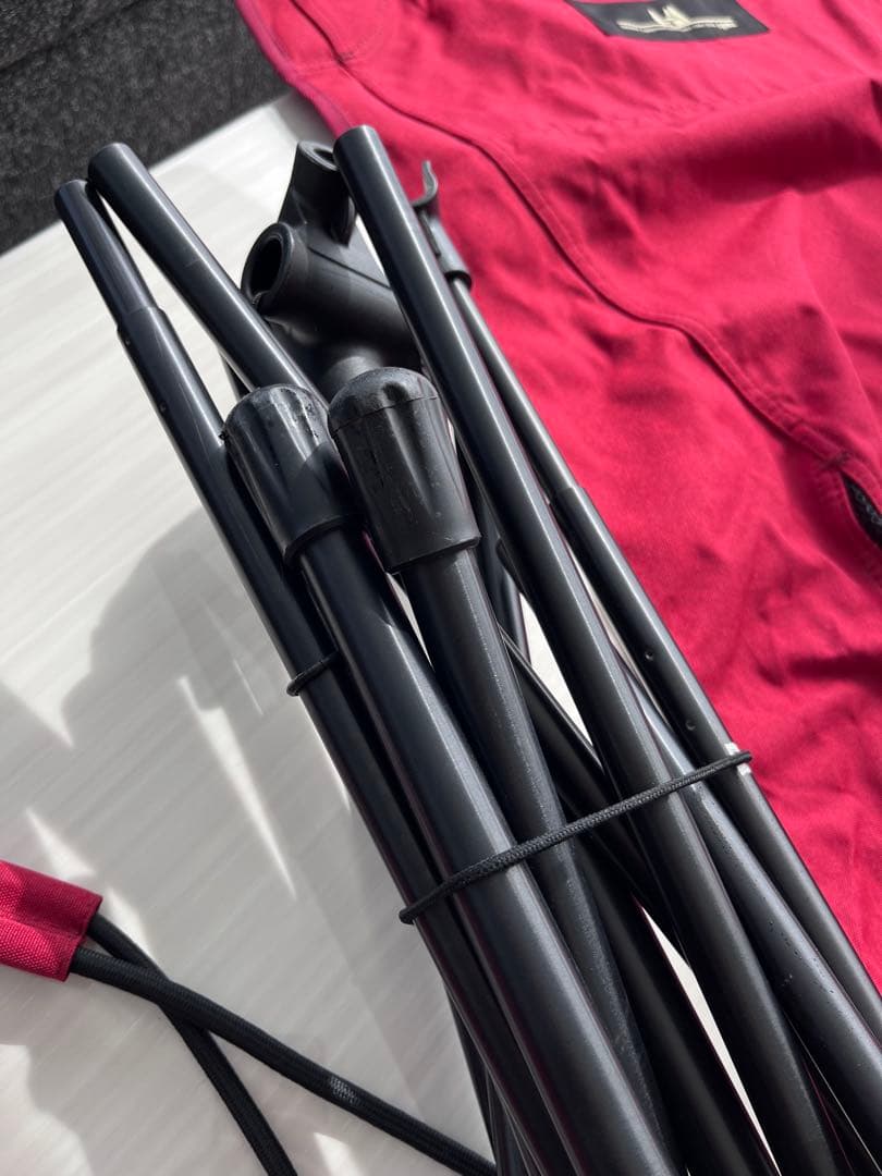 【美品】ogawa　アウトドアチェア ツーアングルチェアL／バーガンディ