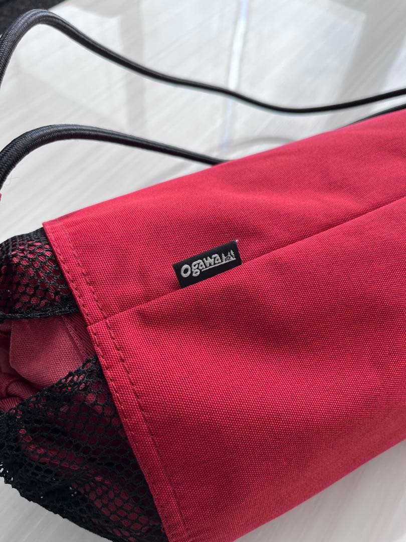 【美品】ogawa　アウトドアチェア ツーアングルチェアL／バーガンディ