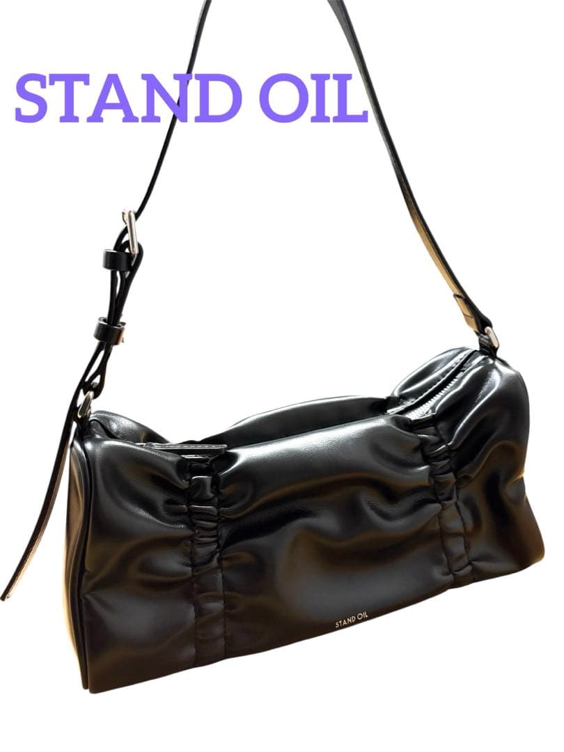 未使用　完売STAND OIL（スタンドオイル）PLEATS BAG ショルダー