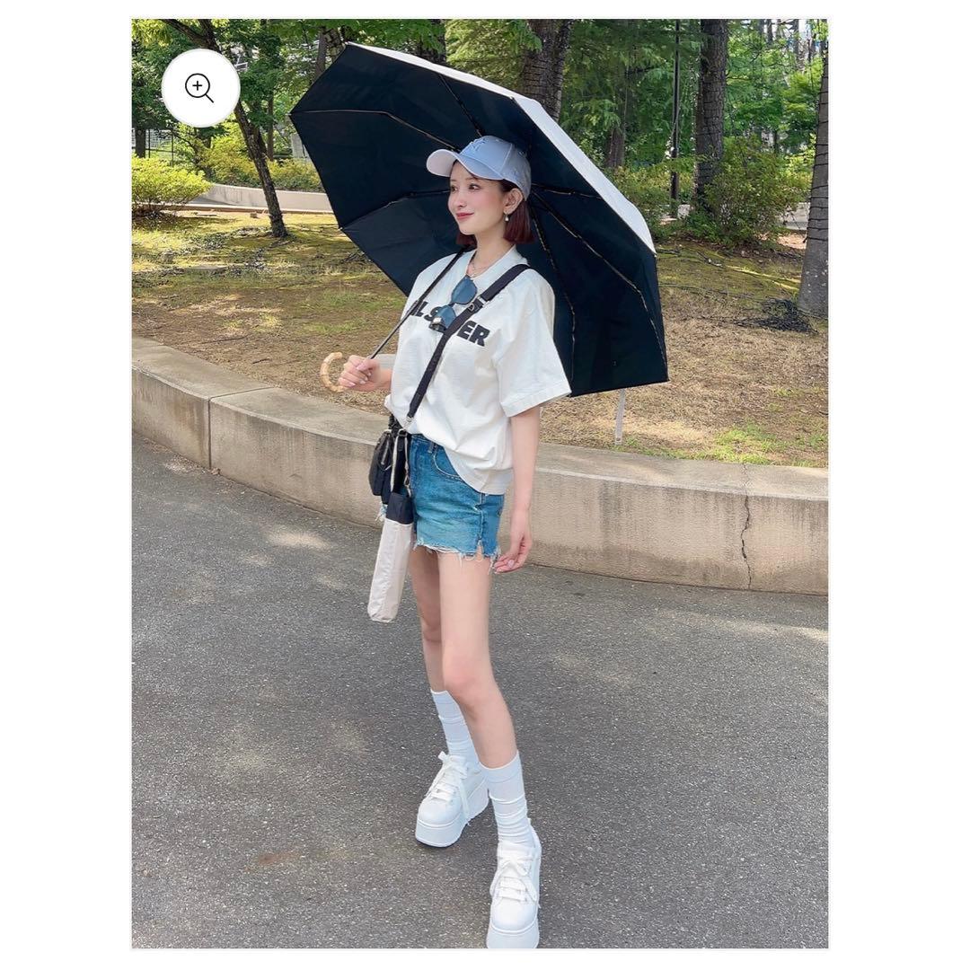 【完全未使用】しーちゃん 完全遮光100% 晴雨兼用日傘