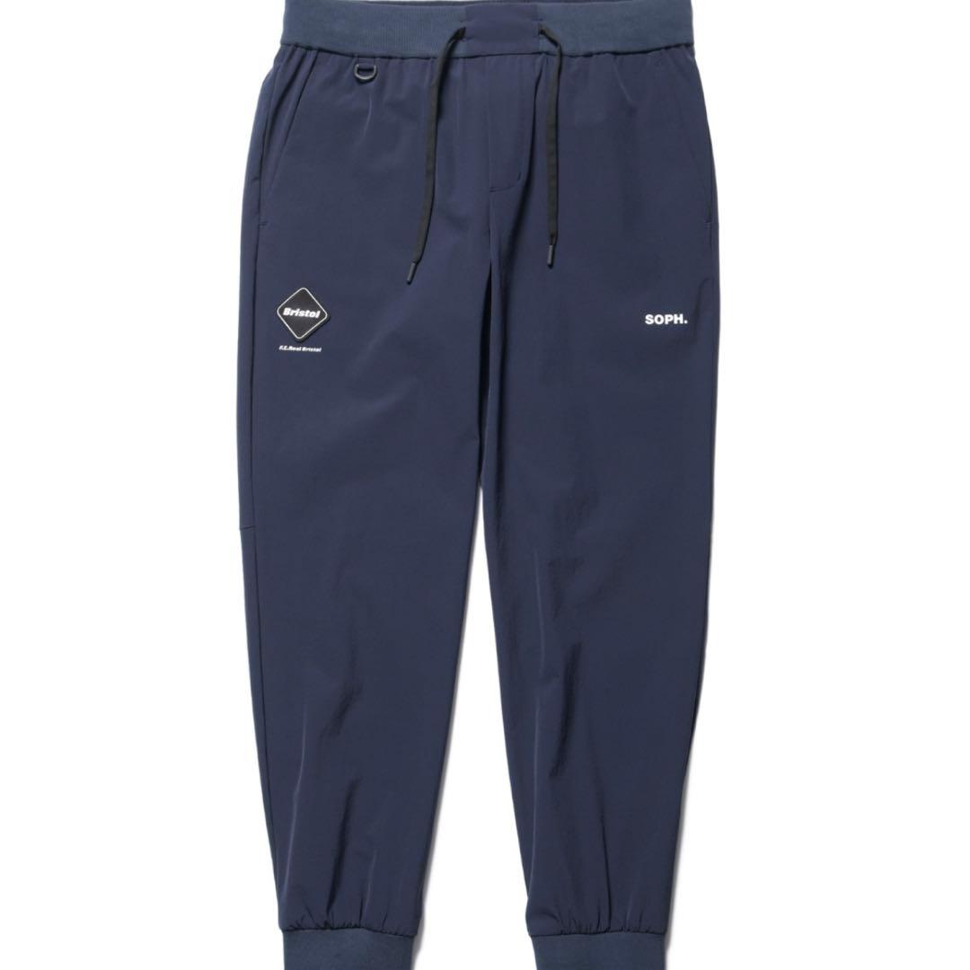 新品 4WAY STRETCH RIBBED PANTS ネイビー L