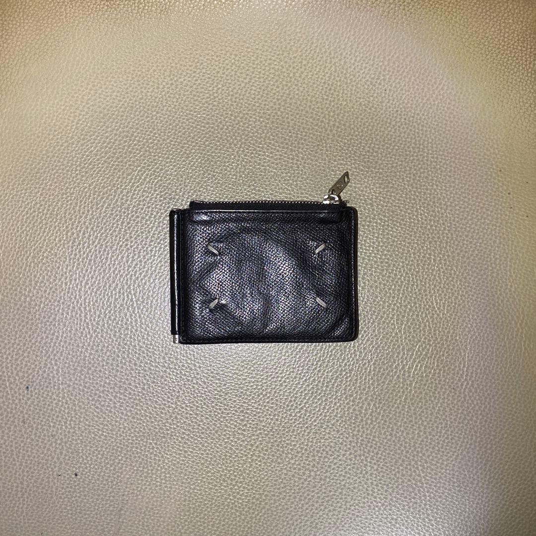 Maison Margiela メゾンマルジェラ マネークリップ シボ革 財布
