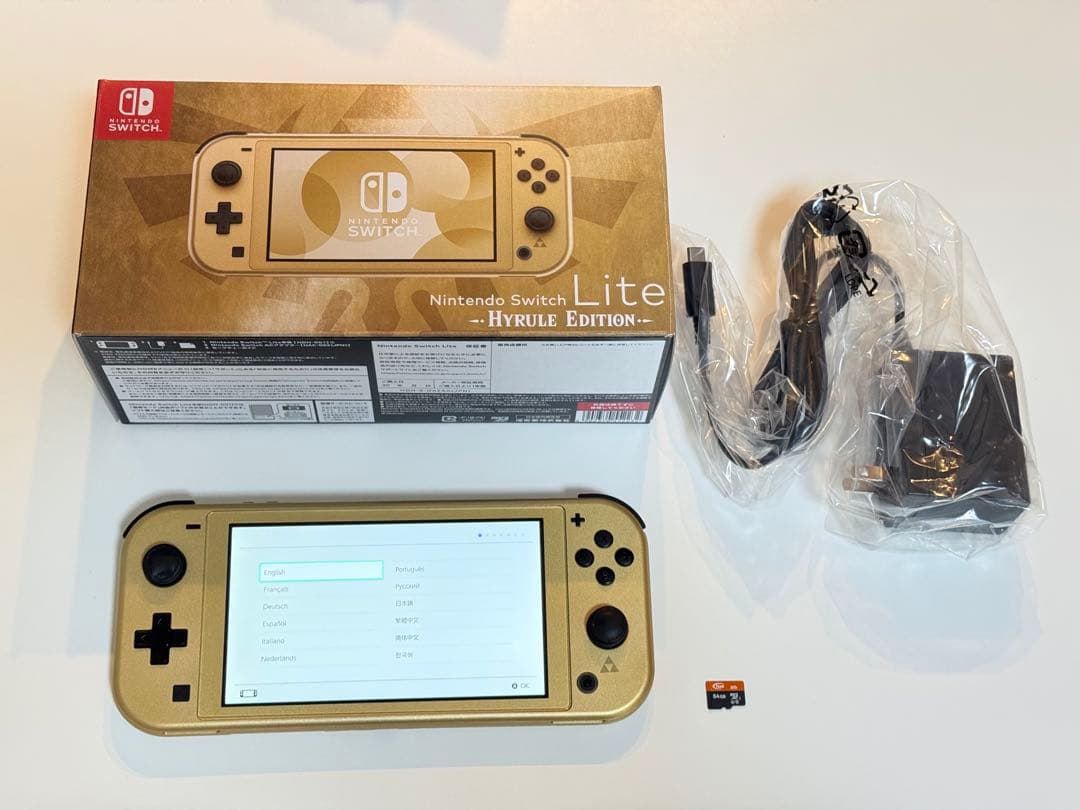 【SDカード付】NintendoSwitch Lite ハイラルエディション