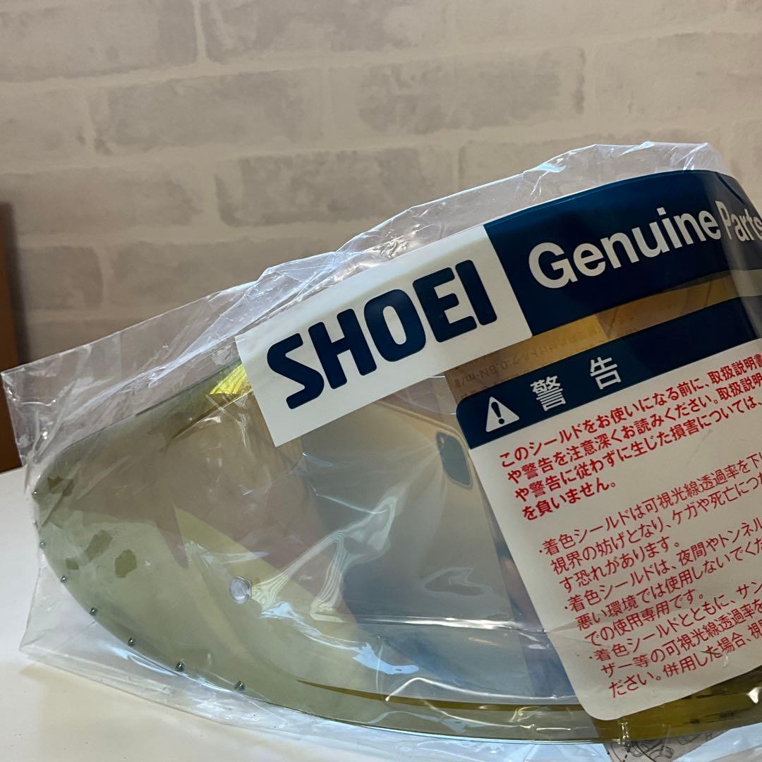 ⭐️新品SHOEI　CWR-F2 スモークミラーシールド　ゴールド