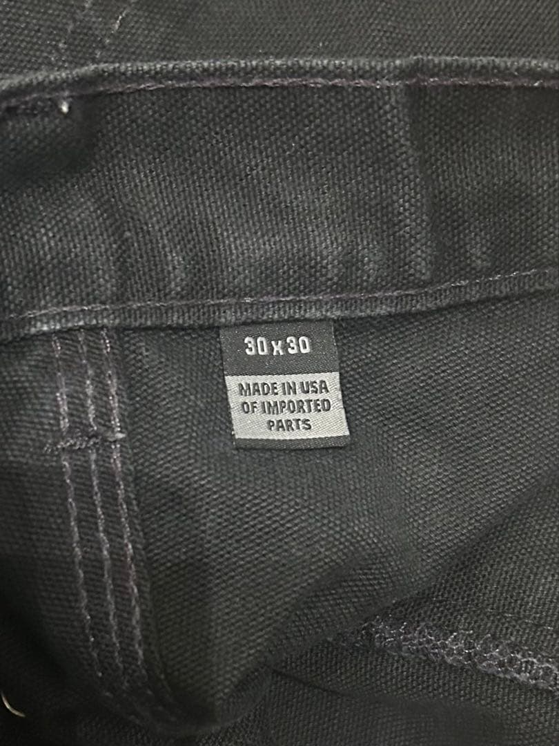 Carhartt ダブルニー w30l30 US製 黒