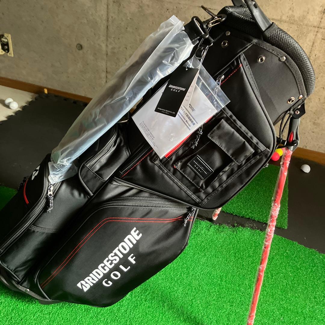 BRIDGESTONE GOLF ブラックゴルフバッグ