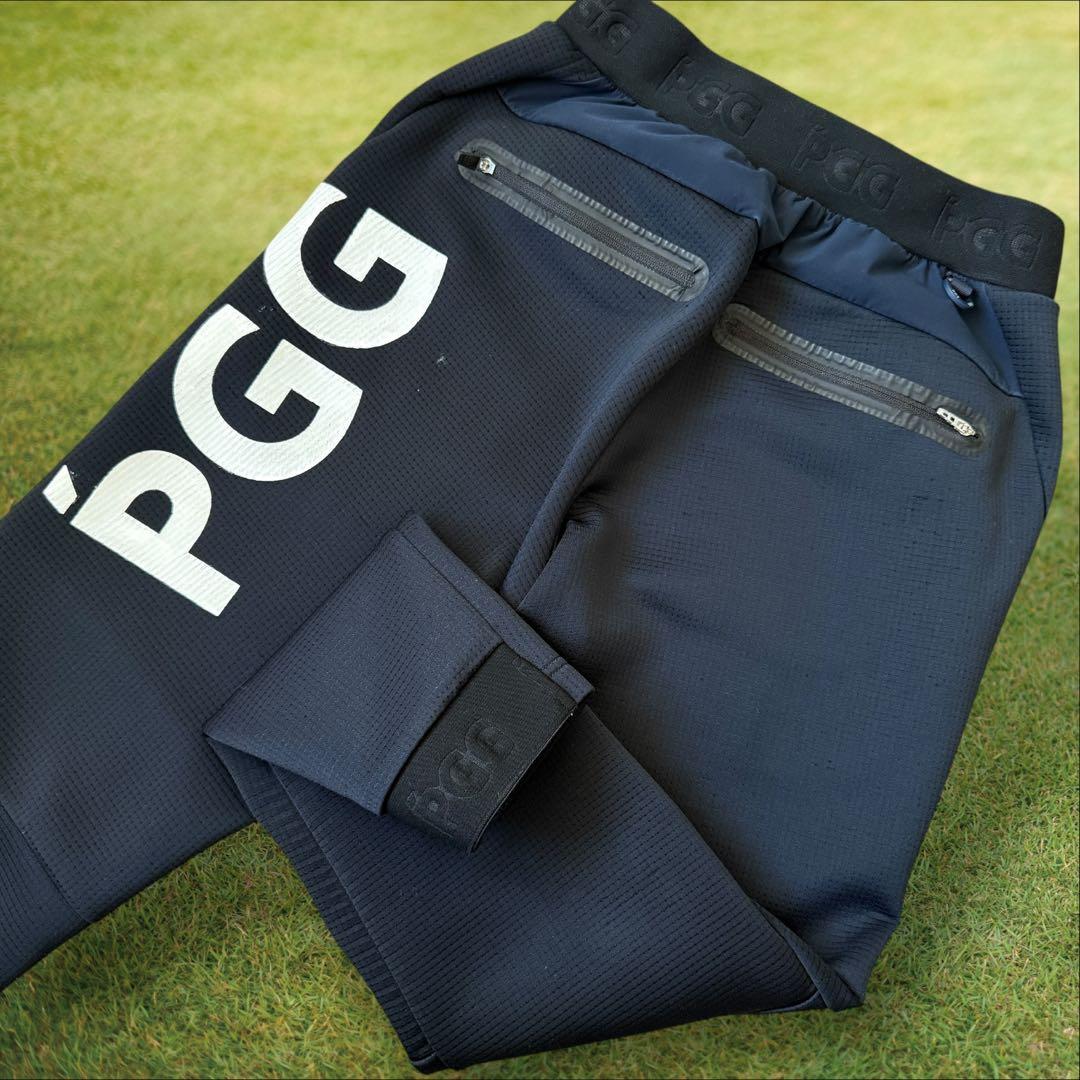 現行モデル　パーリーゲイツ　PGG ジョガーパンツ　黒　紺　S〜M相当　4