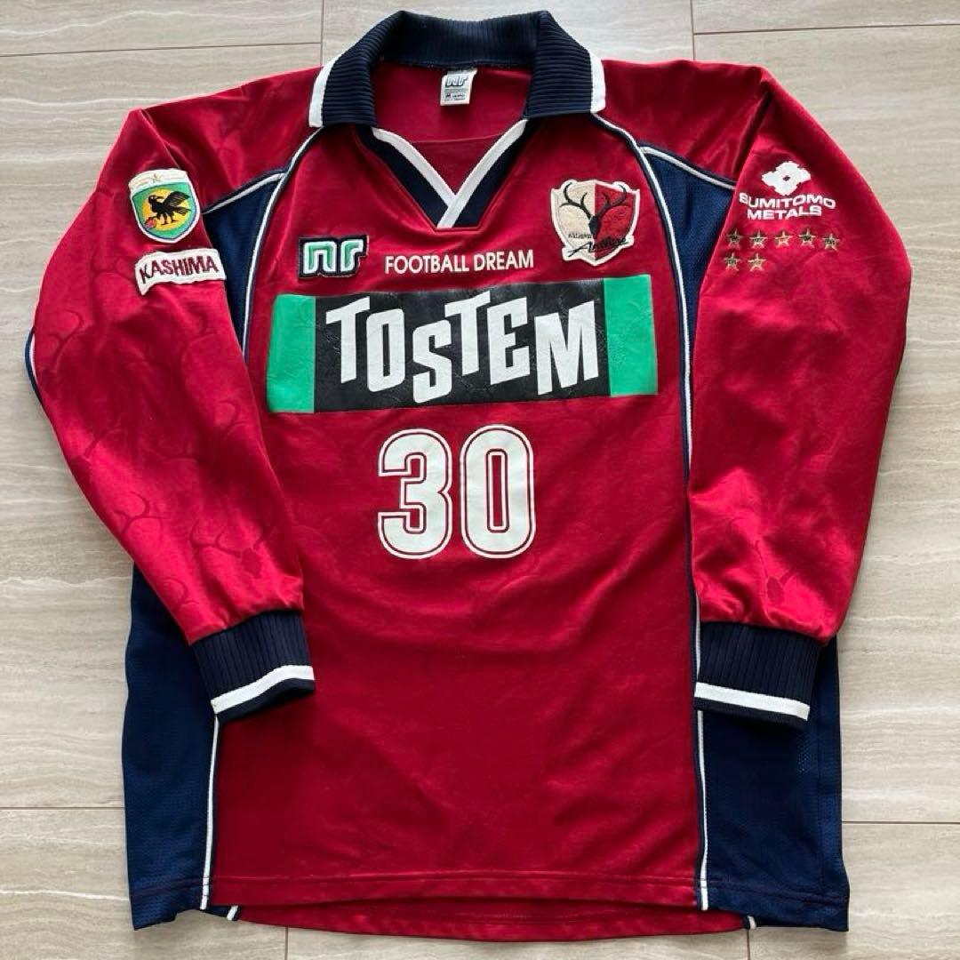 鹿島アントラーズ　2001 ユニフォーム　鈴木隆行