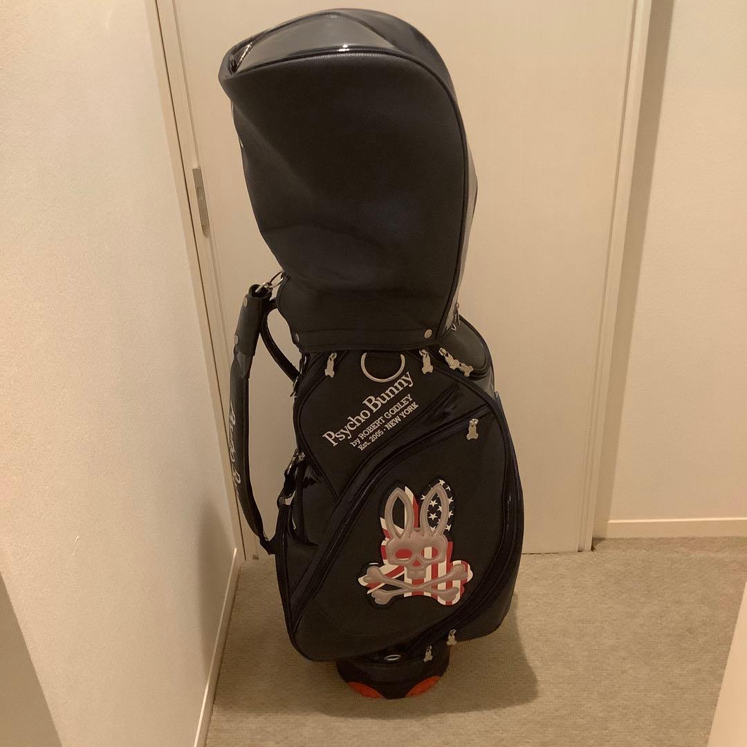 ★aya★ Psycho Bunny ゴルフキャディバッグ ネイビー