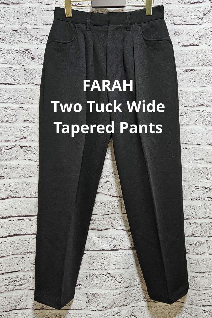 パンツ FARAH Two Tuck Wide Tapered Pants 30/30