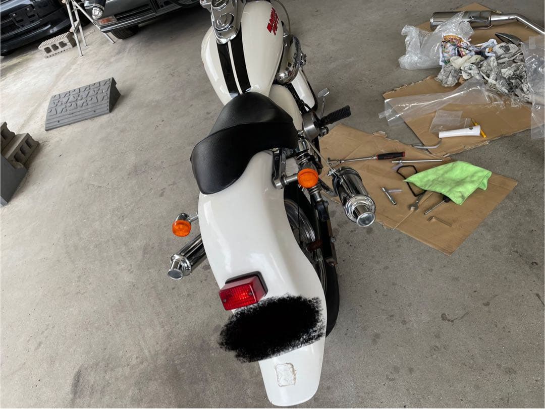 HONDA マグナ50 左右２本マフラー