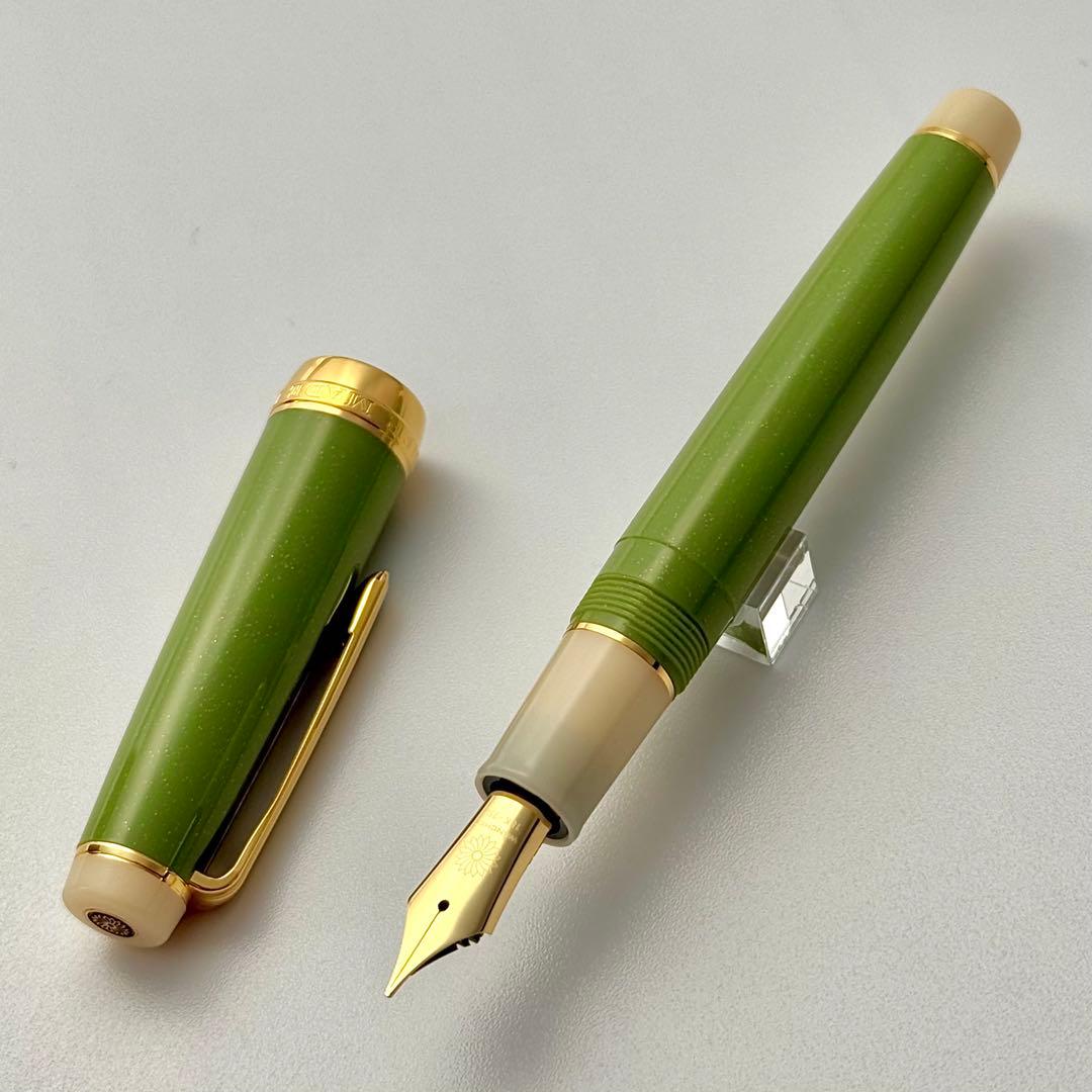 美品未使用 限定品 セーラー万年筆 sailor pen プロギア 抹茶 B