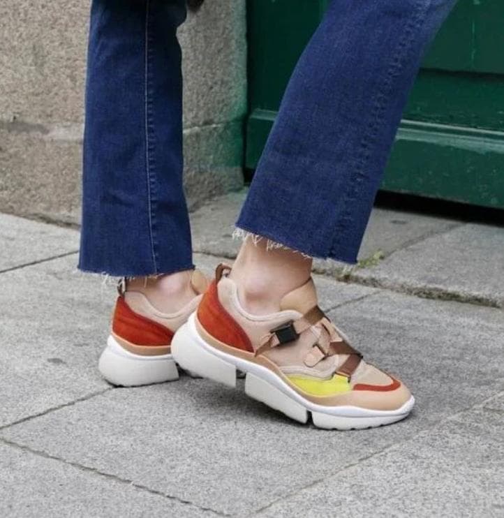 Chloé クロエ Sonnie ソニースニーカー 厚底　ダットスニーカー　38