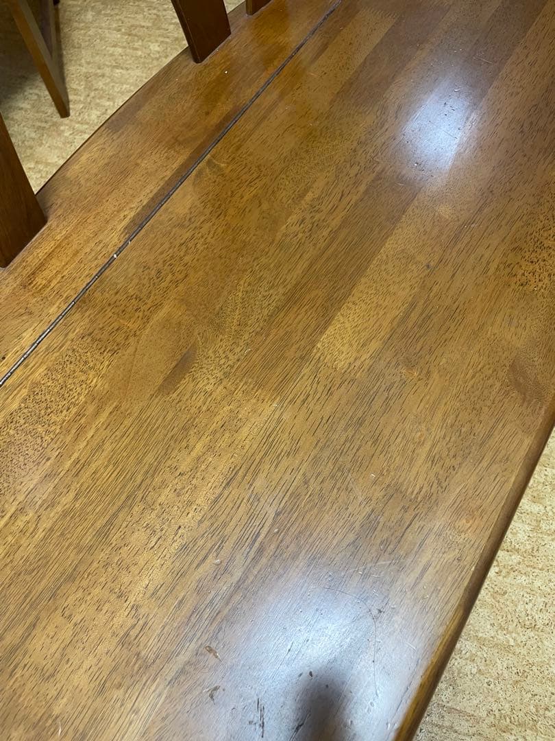 アンティーク　ダイニングチェア木製　収納付き