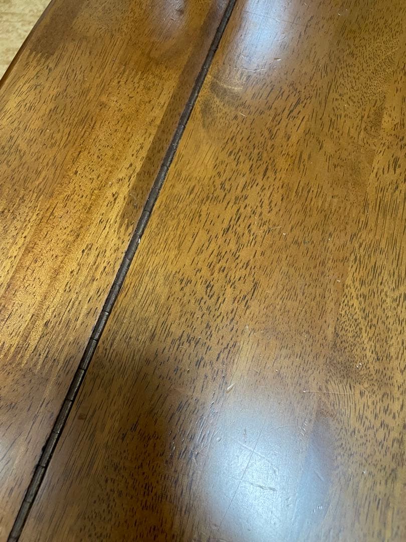 アンティーク　ダイニングチェア木製　収納付き