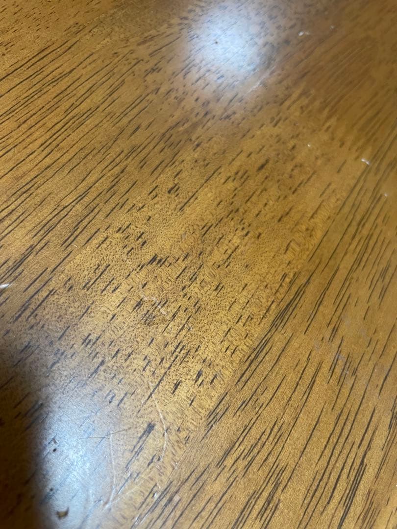 アンティーク　ダイニングチェア木製　収納付き