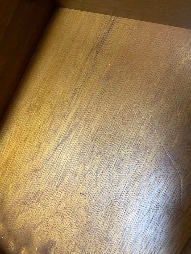 アンティーク　ダイニングチェア木製　収納付き