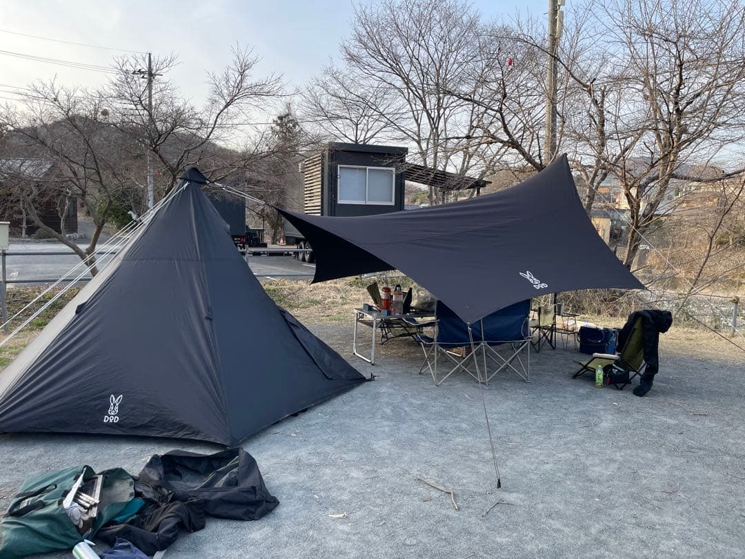 DOD ONE POLE (M) ブラック キャンプテント