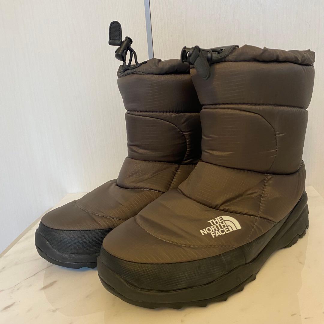 【美品】ノースフェイス ヌプシ ダウンブーツ 24cm ブラウン