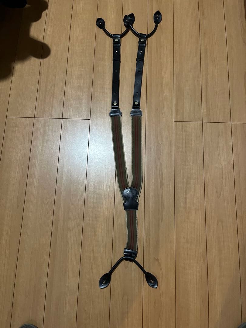 オールドマウンテン× MOTOR レザーサスペンダー