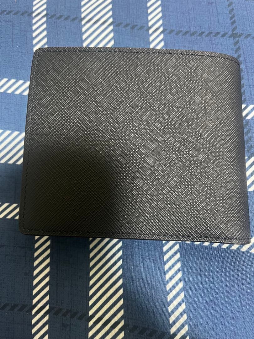 agnes b二つ折り財布ブラック