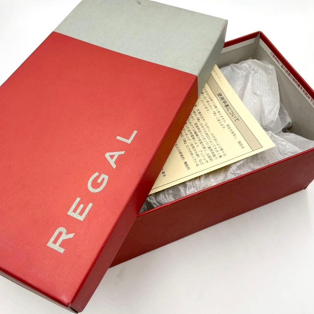 リーガル ドレスビジネス ストレートチップ ブラウン 27 箱付き Y1343