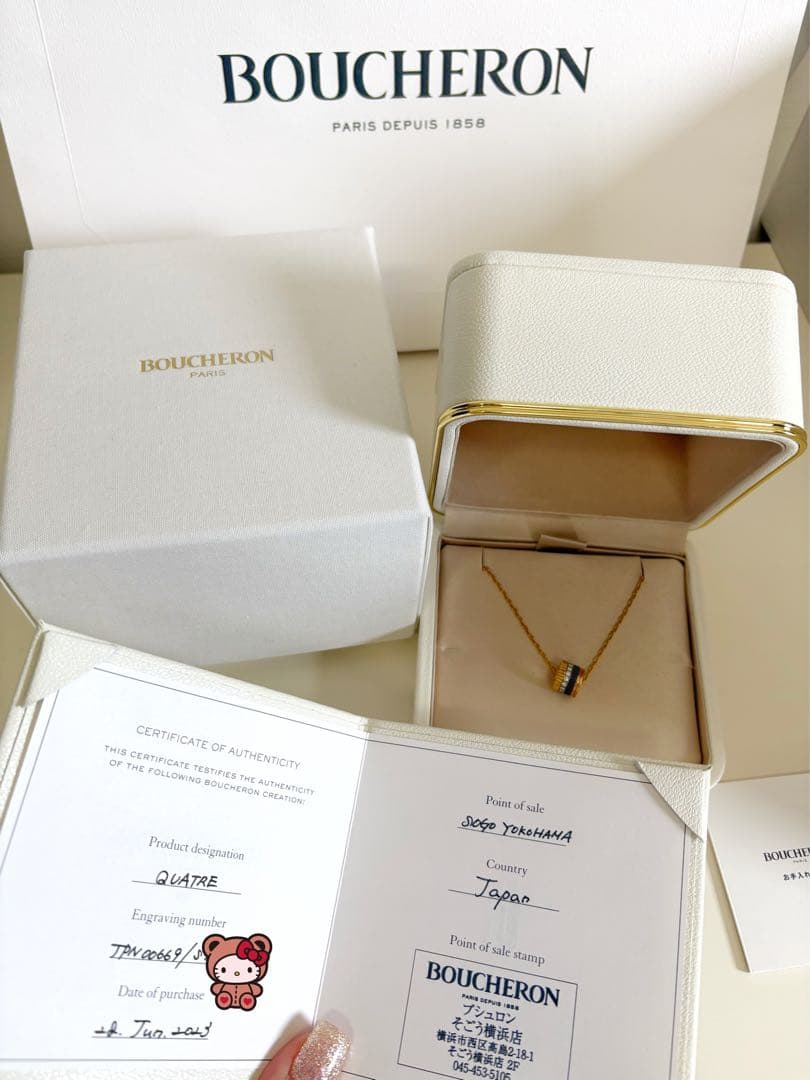 本日中お値下げBOUCHERON♡ quatre classique