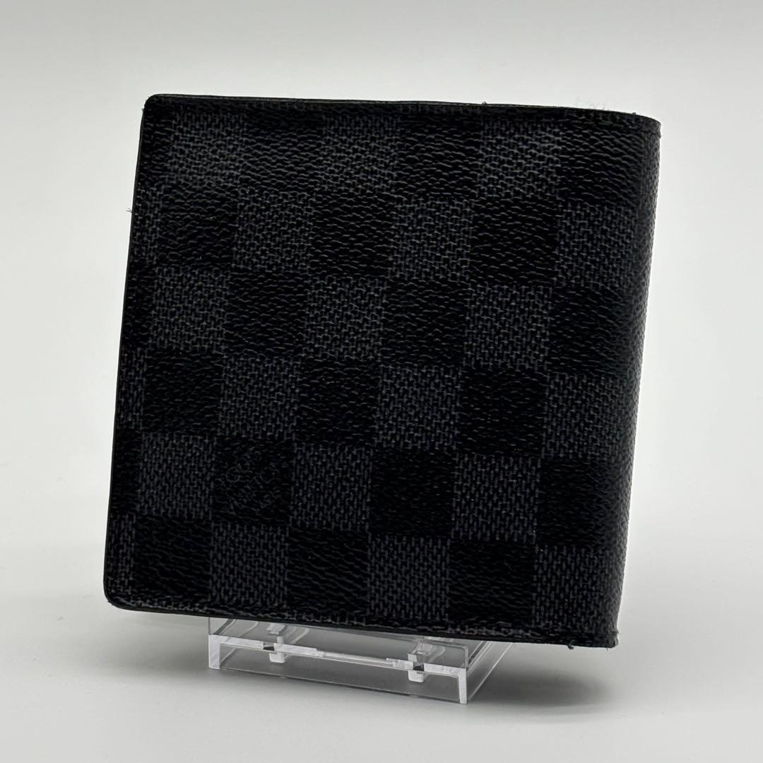 ルイヴィトン ダミエグラフィット ポルトフォイユ マルコ 財布 二つ折り 正規品