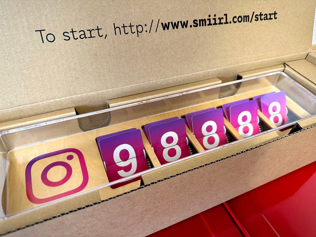 【新品未使用】インスタフォロワーカウンター Smiirl Fliike SNS