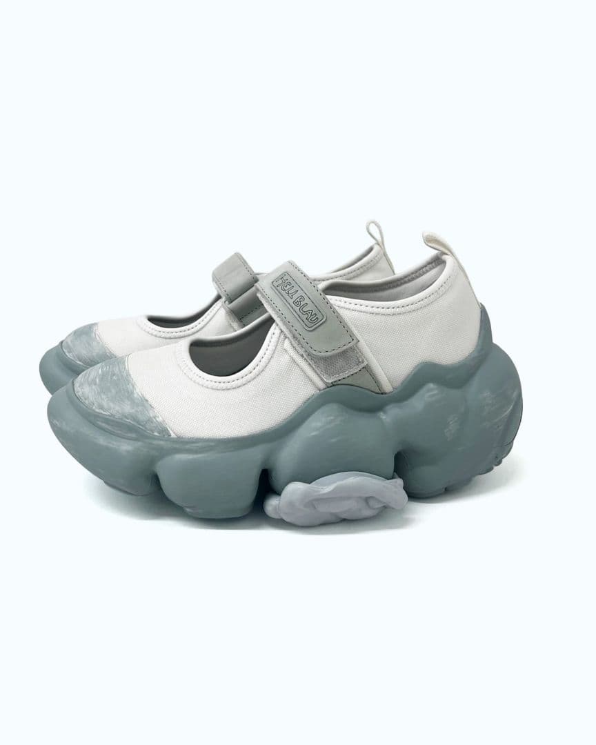 25,5cm　MOOPIE×HELL BLAU（WHITE/ICE PAINT）