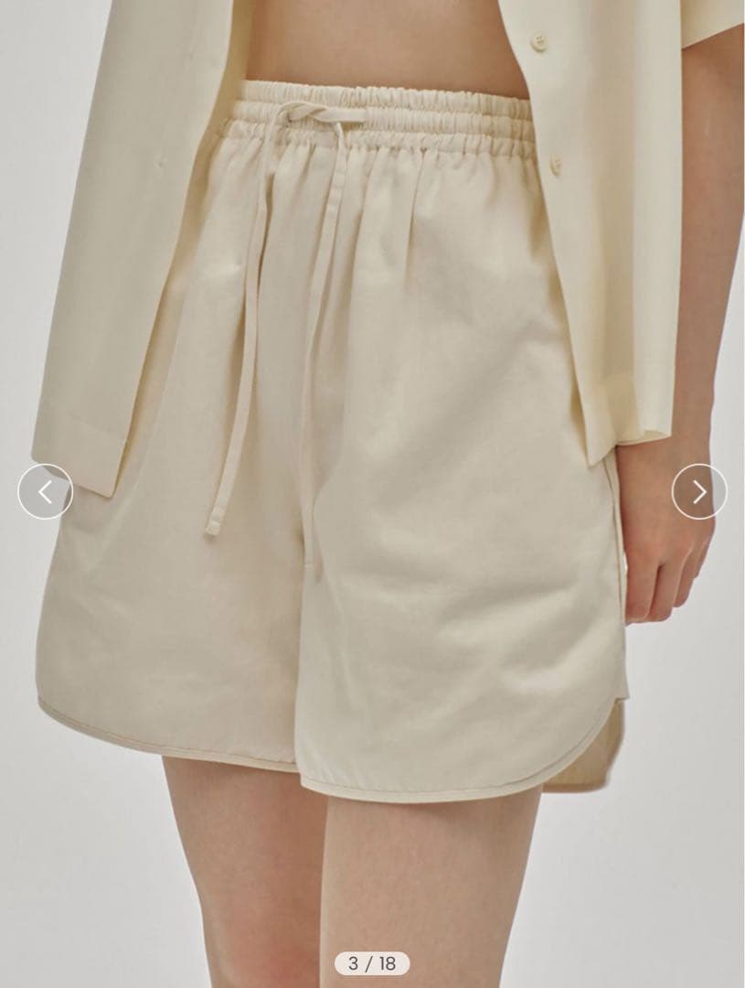 パンツ TODAYFUL Cottonsatin Half Pants 38