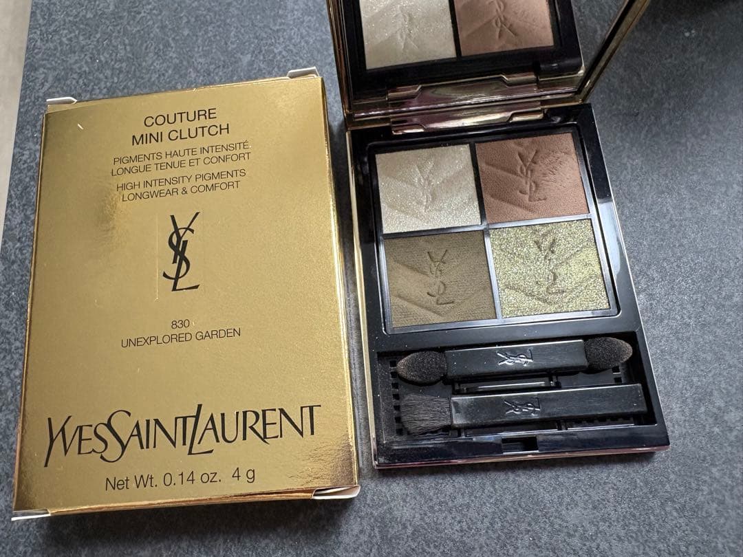 YSLイヴサンローラン新作クチュールミニクラッチ830アンエクスプロードガーデン