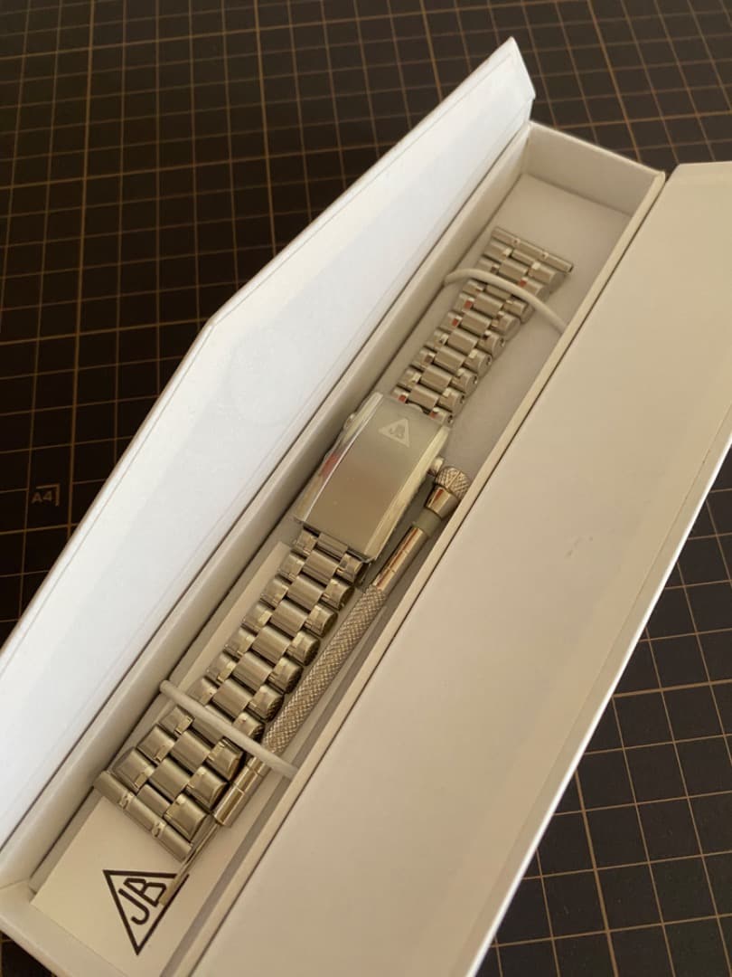 【美品】ForstnerフォースナーBULLET 21mmステンレス ベルト