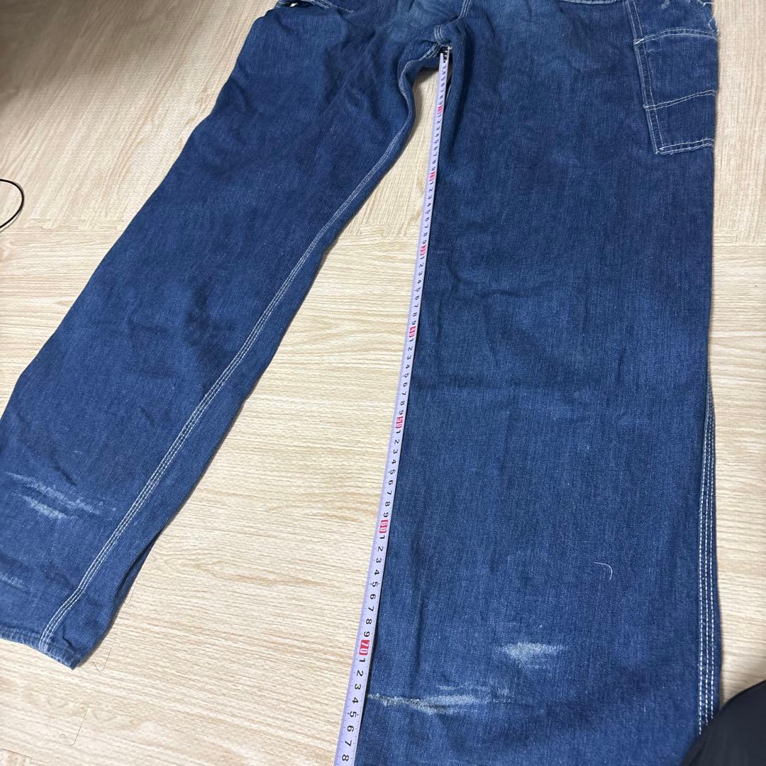 70'S ‼️Vintage Lee デニムオーバーオールmade in USA‼️