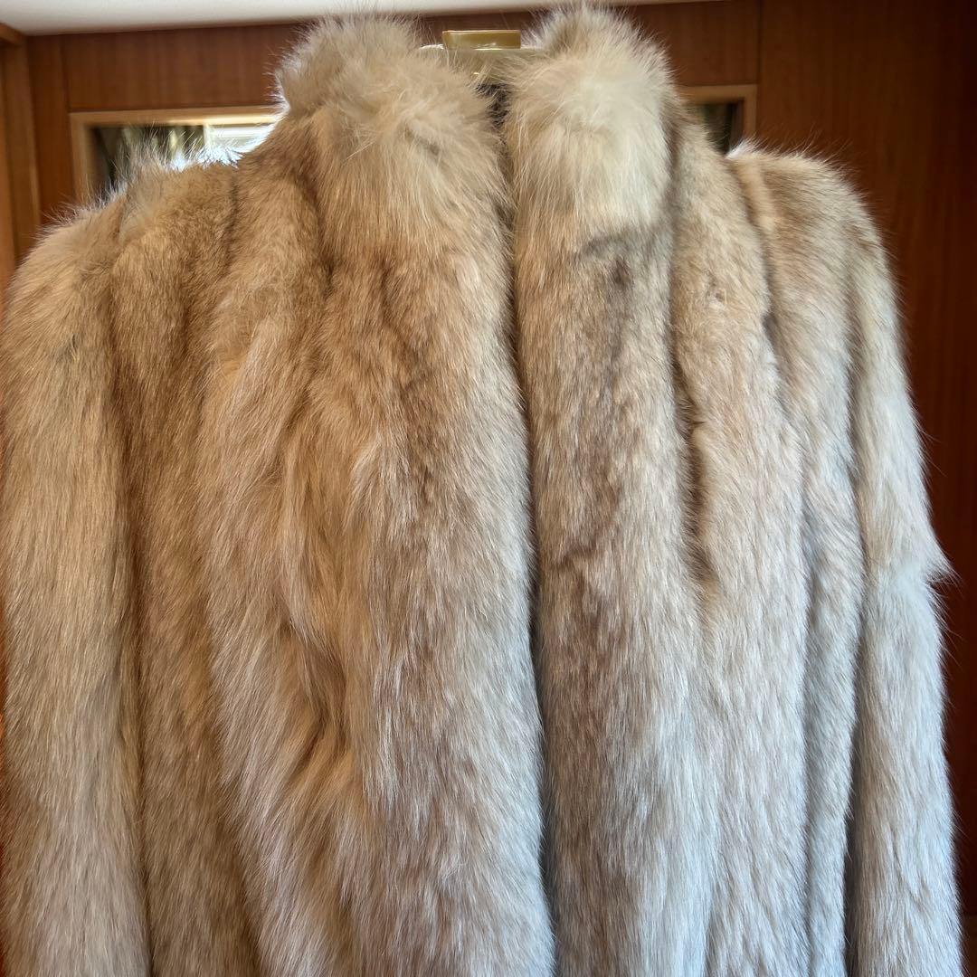 稀少◆HERMES エルメス　ミンクロングコート　毛皮　ヴィンテージ