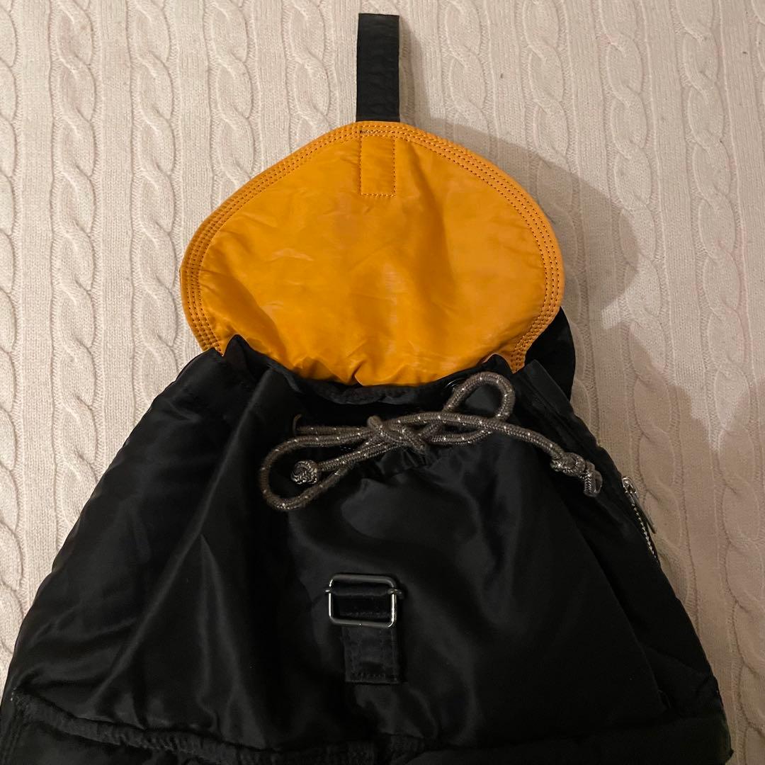 【極美品✨】ポーター タンカー 巾着 リュック バッグパック ブラック