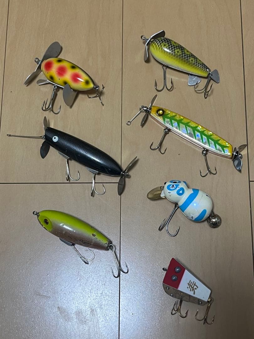 トップウォーター7点セット　バスポンド、FROG、TOP21、ZEAL