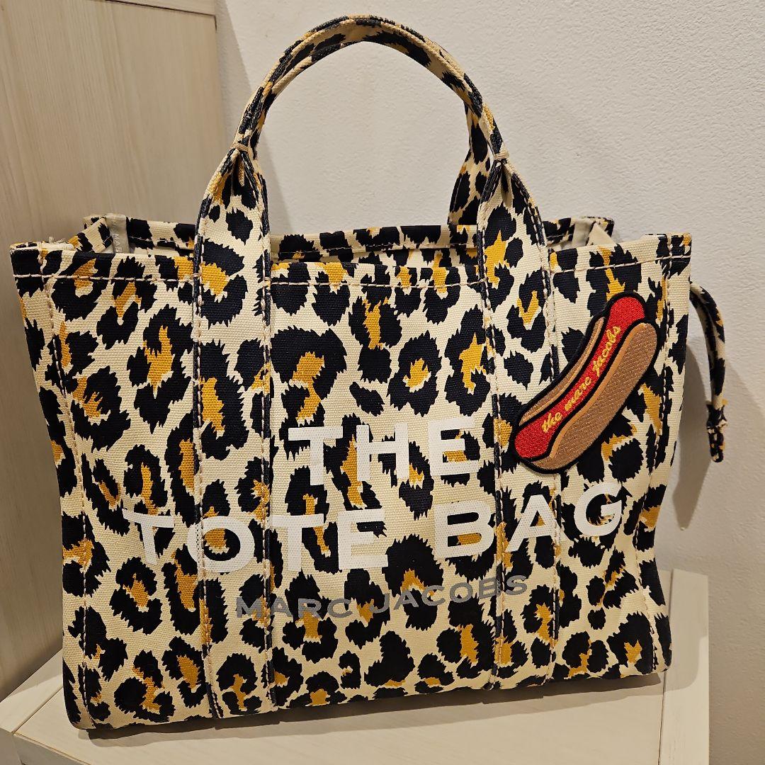 Marc Jacobs レオパード柄トートバッグ