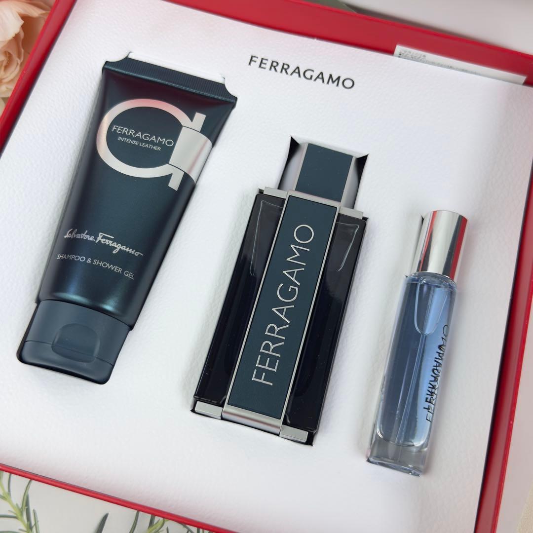フェラガモ インテンス レザー EDP3点セット INTENSE LEATHER