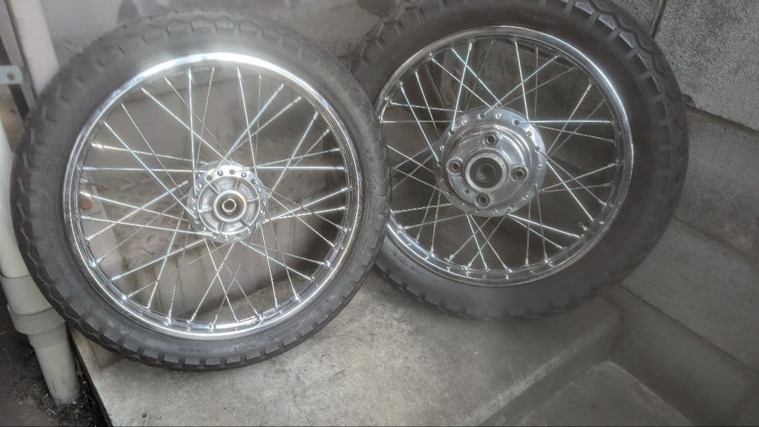 バブ CB250T ホーク2 張替え済スポークホイール CB400N CM400