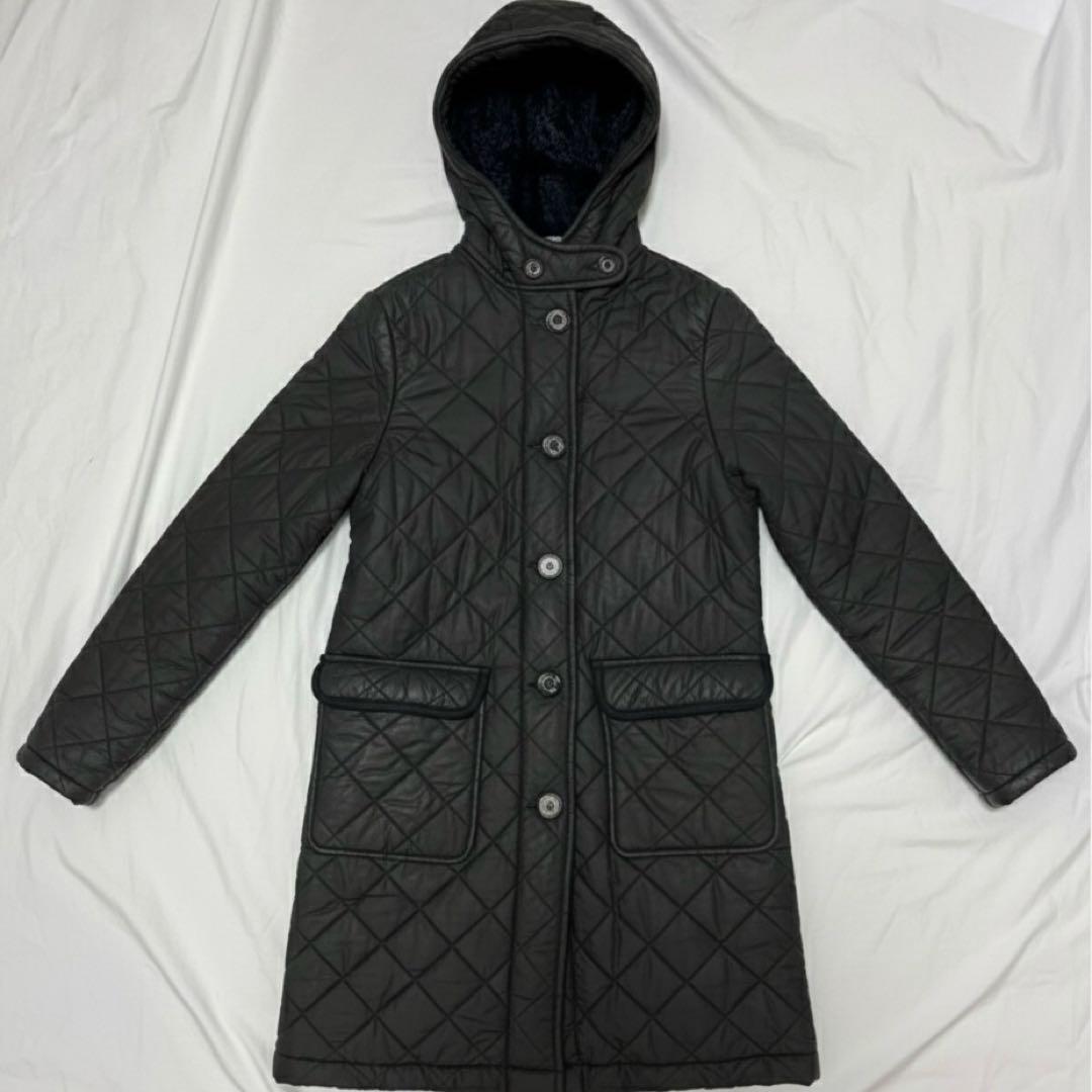 【極美品】トラディショナルウェザーウェア キルティングコート 黒 38