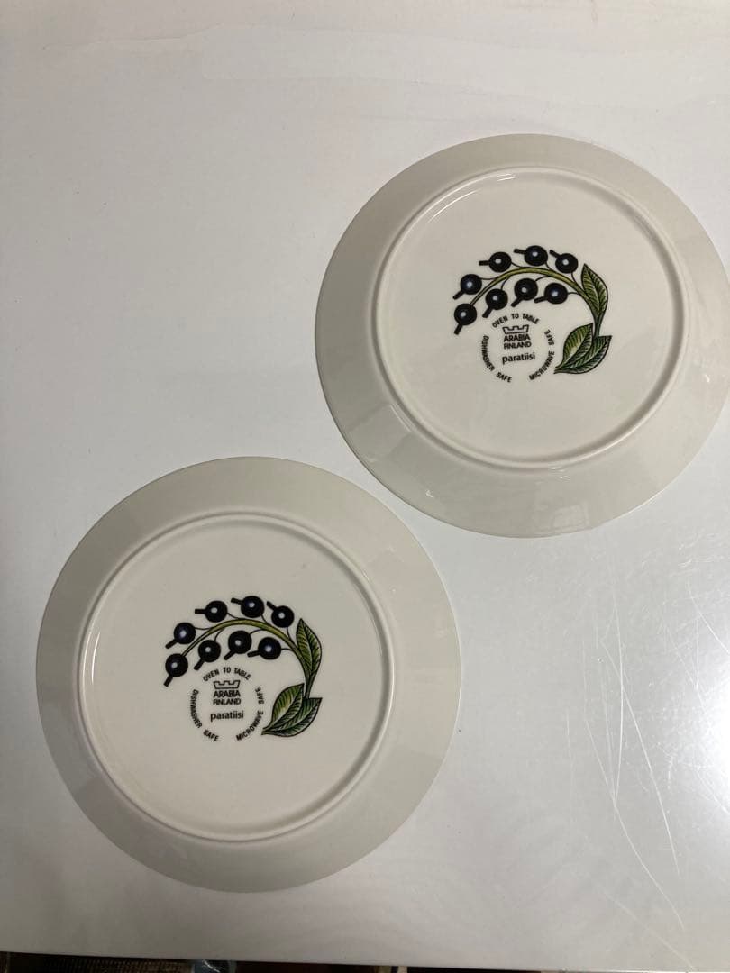 新品未使用　旧ロゴ　カラーロゴ ARABIA パラティッシ　プレート　21㎝