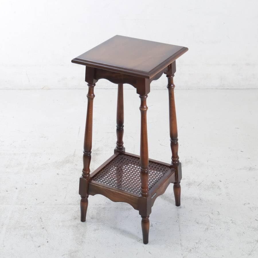 値下げ カリモク家具 コロニアル 花台 電話台 高さ70cm ブナ材 クラシカル