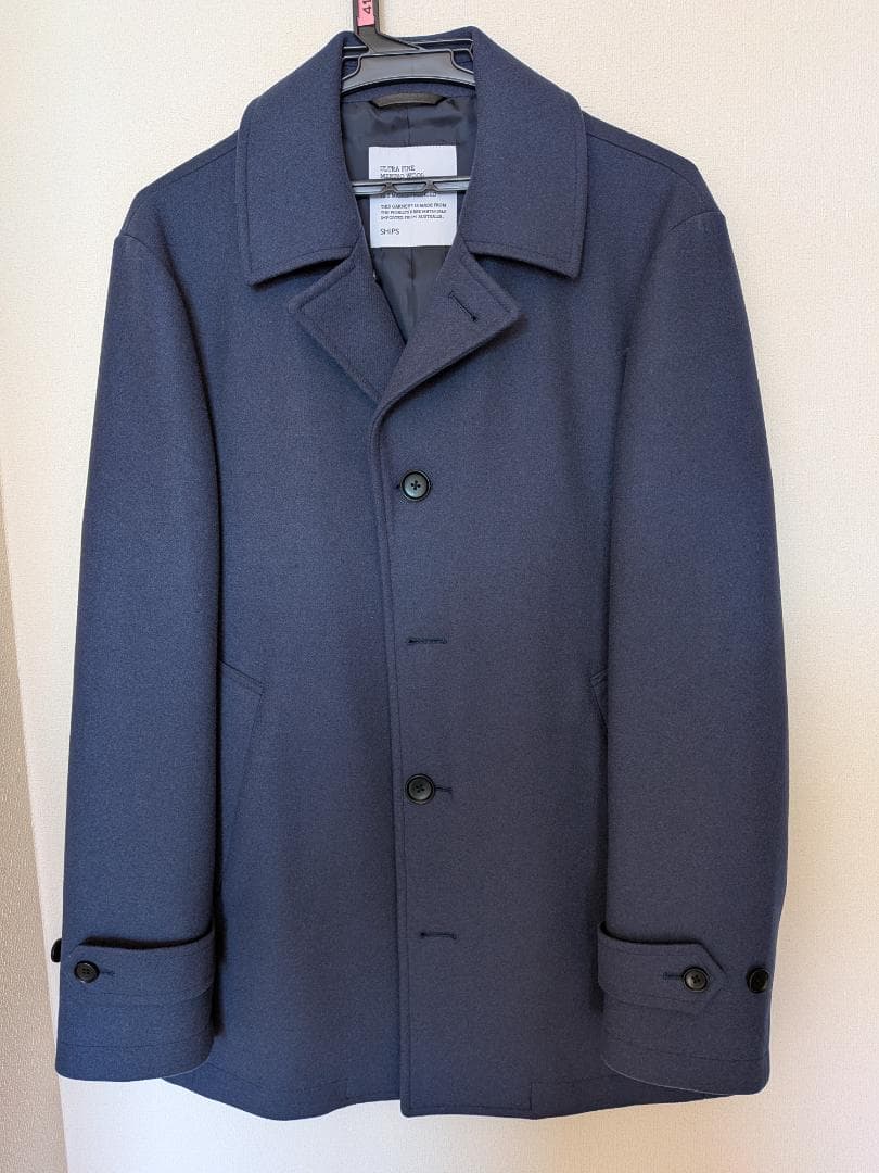 SHIPS any: PURE WOOL MELTON シングル Pコート