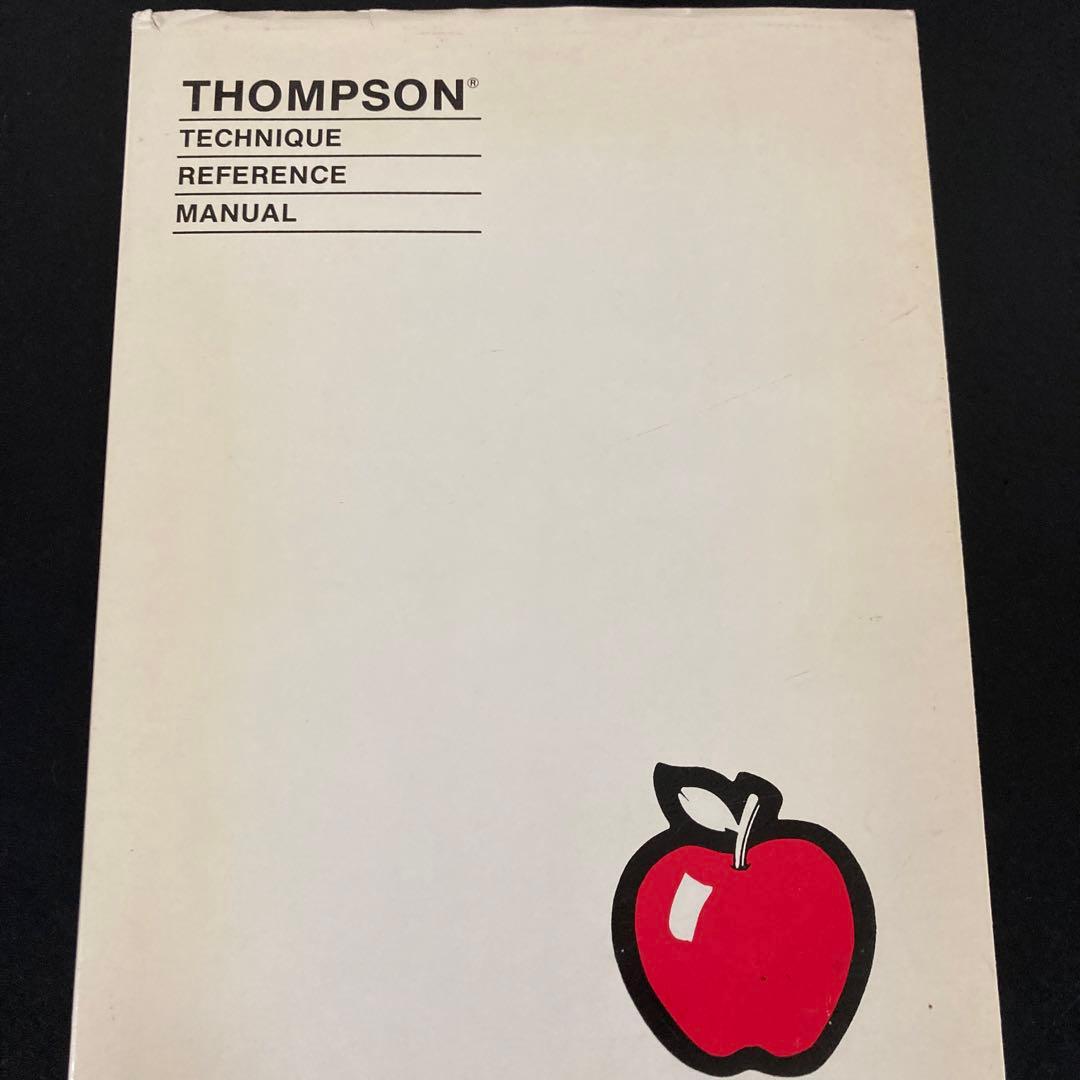 健康・医学 THOMPSON TECHNIQUE REFERENCE MANUAL