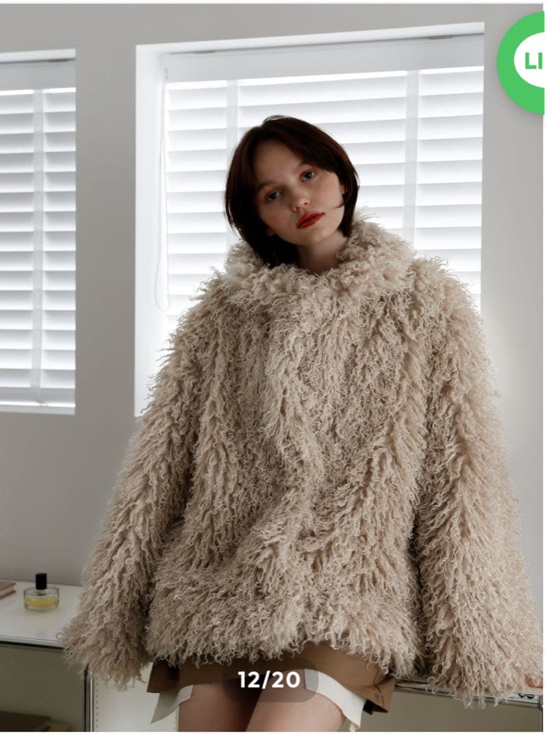 katrin tokyo curly eco furcoat カトリントーキョー