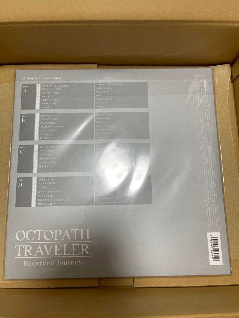 新品未開封　オクトパストラベラー　lp アナログレコード　西木康智直筆サイン