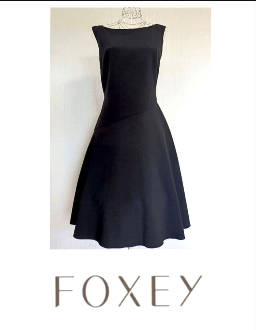 ☆フォクシーニューヨークワンピースブラック希少42☆